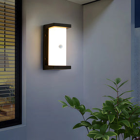 Simple Outdoor Waterproof Sensor LED Wall Light