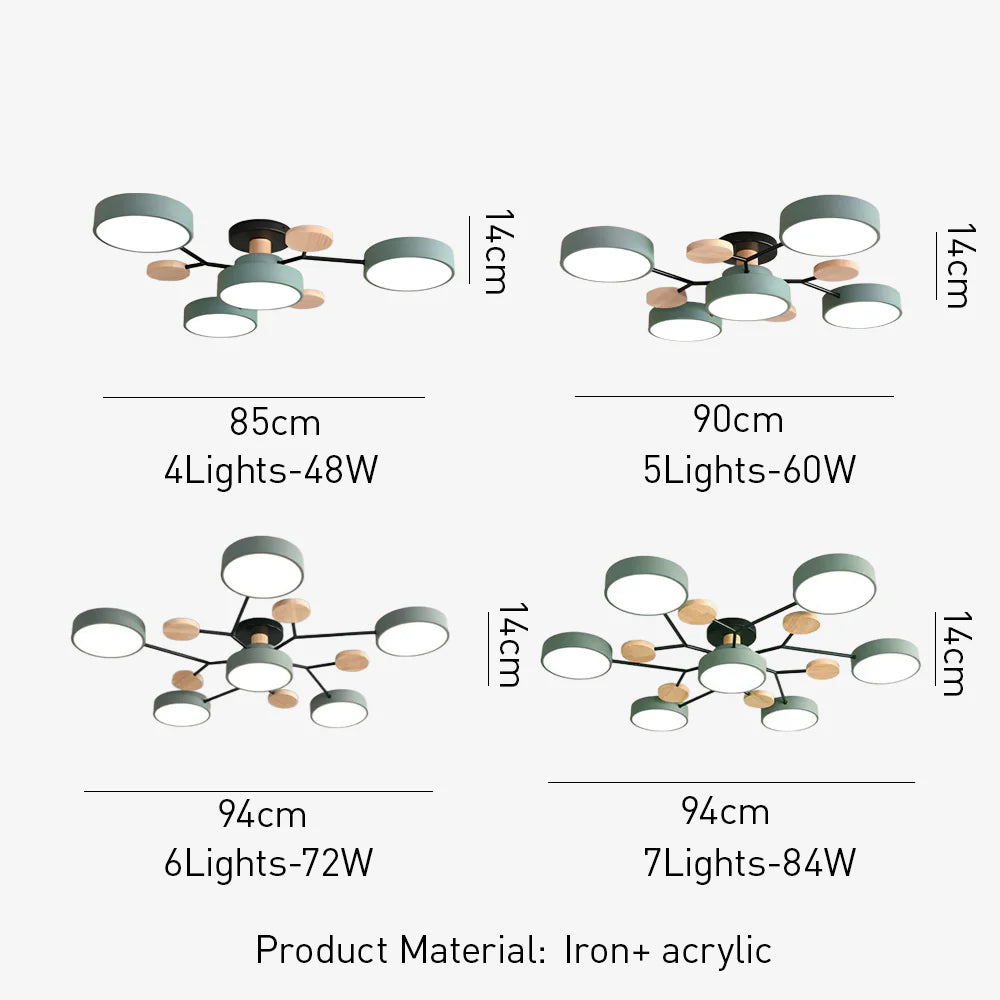 Living room modern led ceiling lights