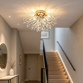 Aura Crystal Dandelion Ceiling Light