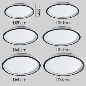 Modern Ultra-thin Round Low Ceiling Light