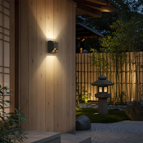 Semicircular Aluminium Acrylic LED Outdoor Wall Lights for Patio Yard