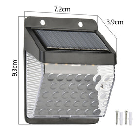 IP65 Solar Powered Outdoor Wall Lights for Fence Yard Garden Patio, Dusk-to-Dawn