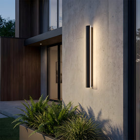 Modern Minimalist Waterproof Outdoor Linear Wall Lamp for Porch