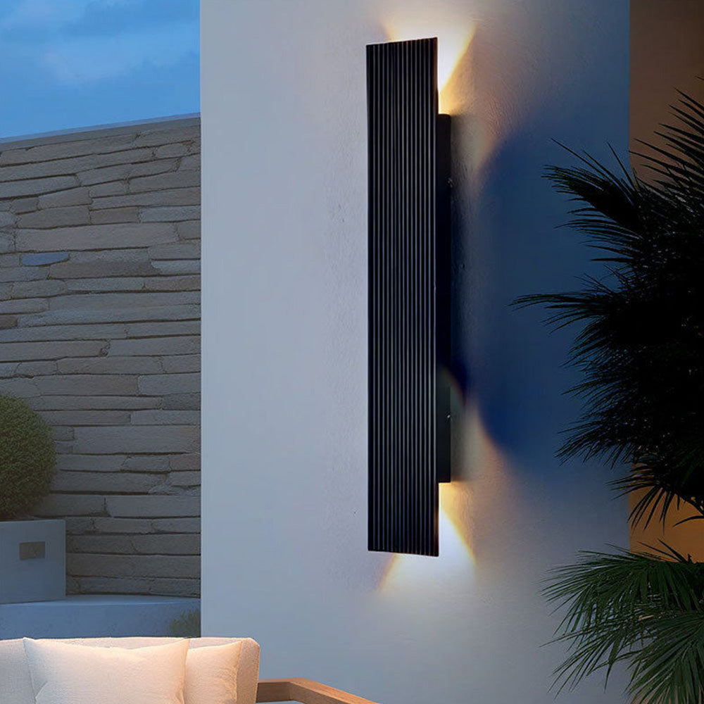 Modern Outdoor Aluminium Elevate Wall Light for Patio Garden Porch