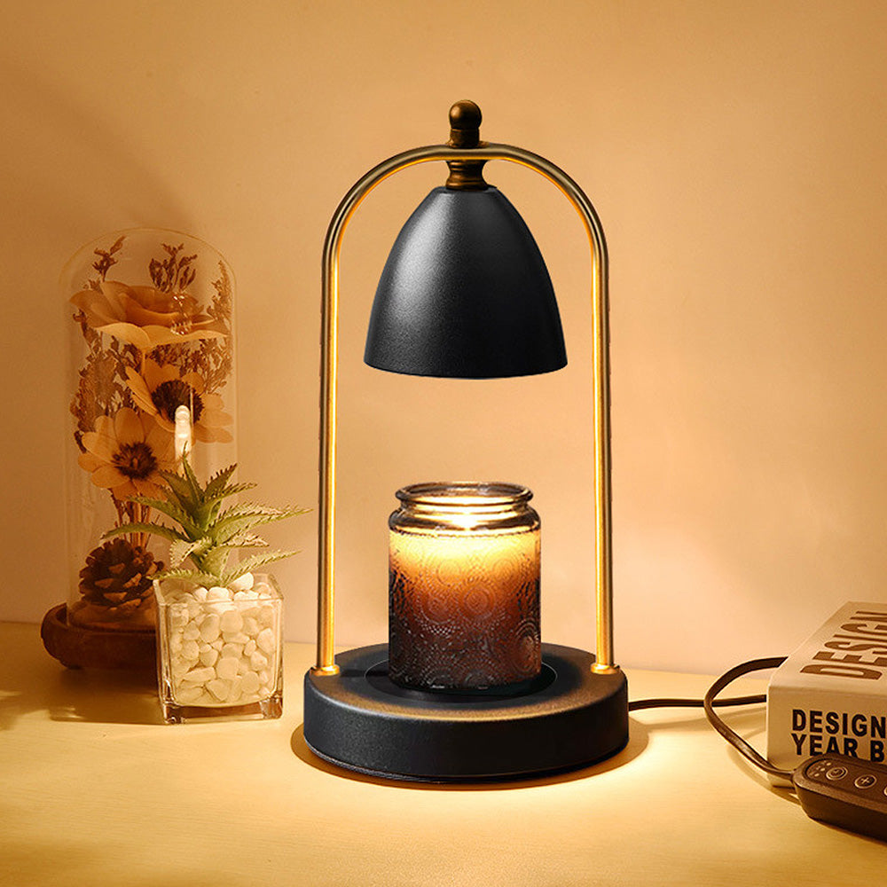 Contemporary Simple Iron Bedroom Mini Warming Candle Lamp
