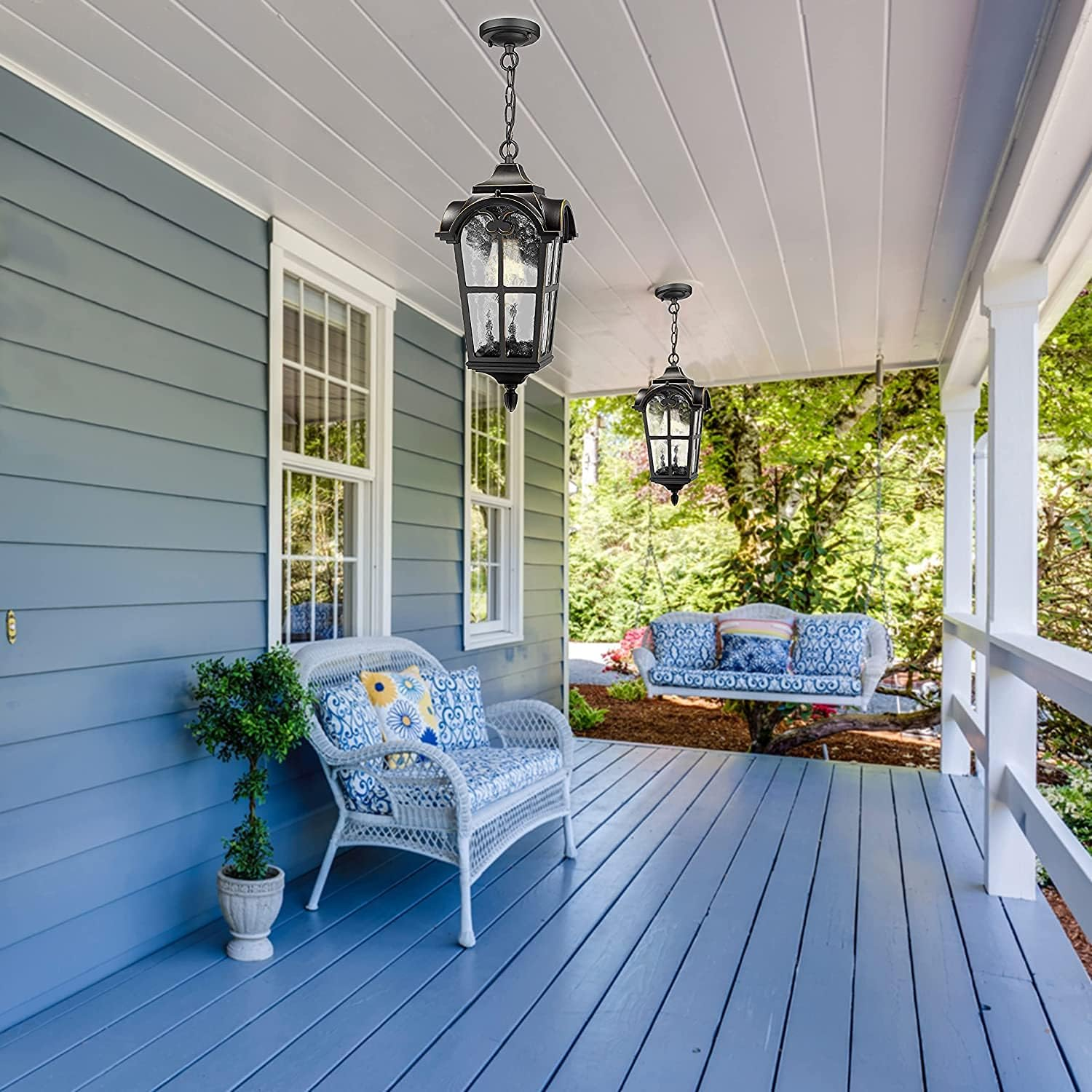 IP65 Outdoor Pendant Lights Courtyard Garden Front Door Lighting