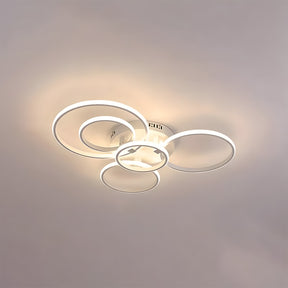 Unique Design Circle Rings Metal LED Ceiling Light