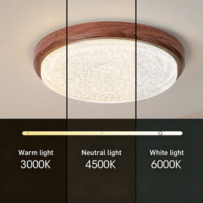 Modern Starlight LED Flush Mount Ceiling Light Round Lamp for Bedroom
