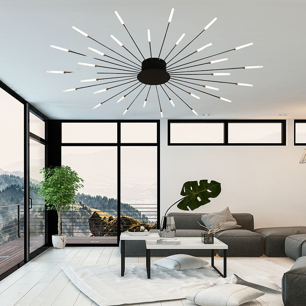 Multiple-Head Creativity Bedroom LED Ceiling Light
