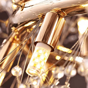 Modern Luxury Crystal Ring Chandelier for Living Room Dining Room