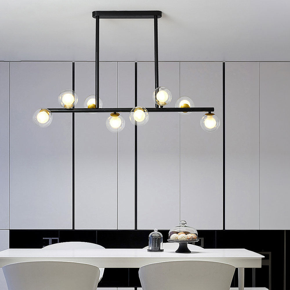 Nordic Glass Ceiling Bar Lights For Kitchen