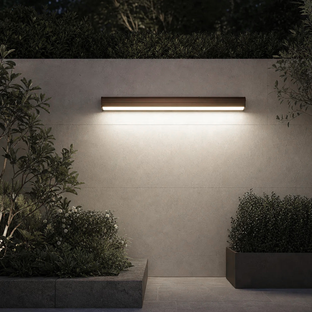 Modern IP65 Waterproof Outdoor LED Linear Wall Lamp