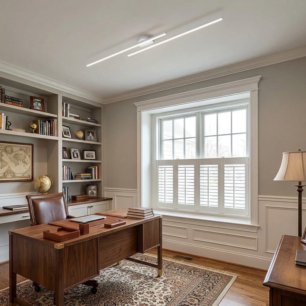 Nova Linear LED Semi-Flush Ceiling Lights