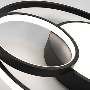 Modern Round LED Ceiling Lights Bedroom Art Decor