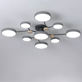 Modern Semi Flush LED Ceiling Lights for Bedroom Living Room