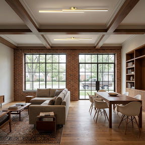 Nova Linear LED Semi-Flush Ceiling Lights
