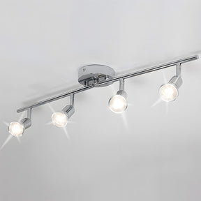 Modern Iron Multi-Head Track Ceiling Light  for Kitchen Bedroom
