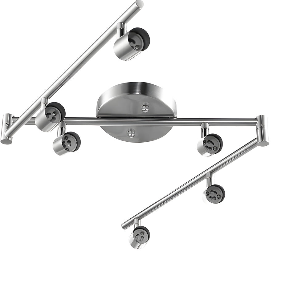 Modern Iron Multi-Head Track Ceiling Light  for Kitchen Bedroom