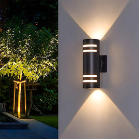 Cylindrical Aluminium Outdoor Wall Lights for Living Room