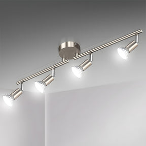 Modern Iron Multi-Head Track Ceiling Light  for Kitchen Bedroom