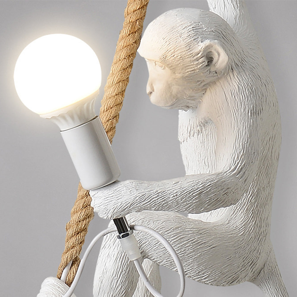 Vintage Resin Monkey Pendant Lights