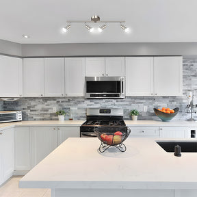 Modern Iron Multi-Head Track Ceiling Light  for Kitchen Bedroom