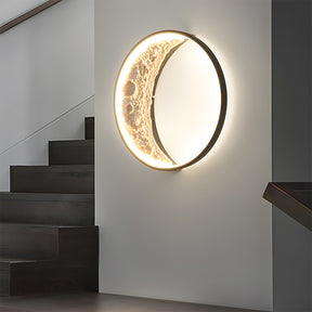 Art Decor Moon Shaped Waterproof Outdoor LED Wall Lights IP65