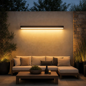 Modern IP65 Waterproof Outdoor LED Linear Wall Lamp