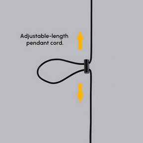 Nordic Minimalist Spherical Pendant Light, Adjustable Hanging Height