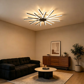 Stylish Multi Arm Acrylic LED Ceiling Lights for Living Room