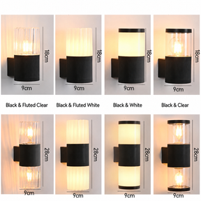Modern Up and Down Waterproof Wall Sconce for Outdoor Porch