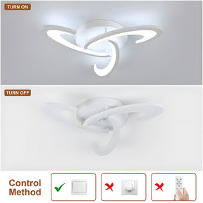 Modern Nordic Iron Living Room LED Ceiling Lights