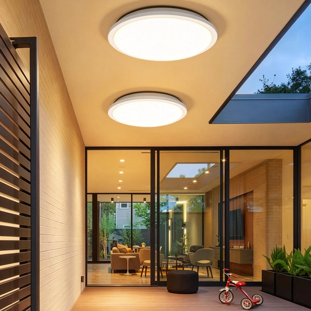 Modern Waterproof LED Outdoor Ceiling Lights for Porch Balcony