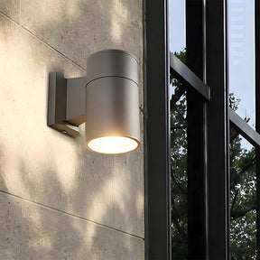IP65 Cylindrical Aluminium Led Outdoor Wall Lights For Garden Exterior