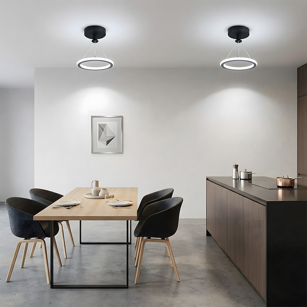 Contemporary LED Flush Mount Acrylic Ceiling Lights for Bedroom