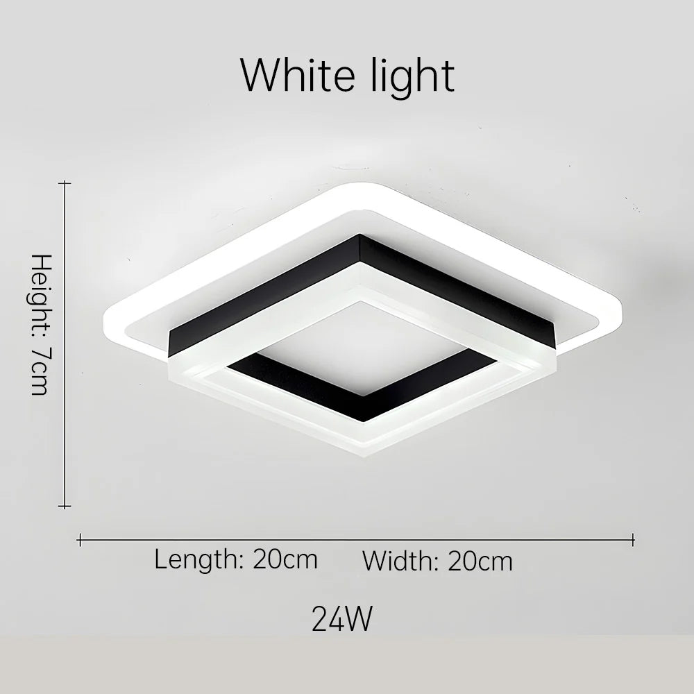 Contemporary simplicity Hallway LED Ceiling Lights in Cold White