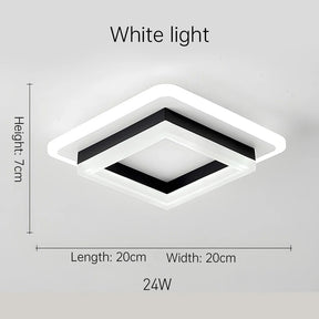 Contemporary simplicity Hallway LED Ceiling Lights in Cold White