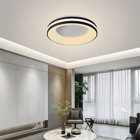 Modern Simplistic Iron Circle Ceiling Light Fixture For Bedroom