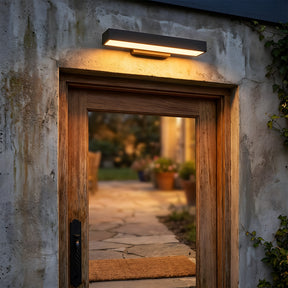 Modern IP54 Waterproof Linear PIR Motion Sensor LED Outdoor Wall Lights for Patio