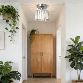 Modern 1-Light Hallway Flush Mount Ceiling Light