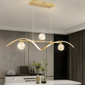 Modern Pendant Lights LED Linear Kitchen Island Lighting