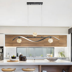 Modern Pendant Lights LED Linear Kitchen Island Lighting