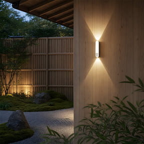 Up and Down Motion Sensor Aluminium Outdoor Wall Lights for Doorways