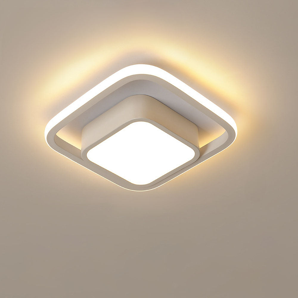 Nova Art Deco White LED Ceiling Lights