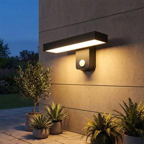 Stylish LED IP65 Motion Sensor Aluminium Porch Wall Lights