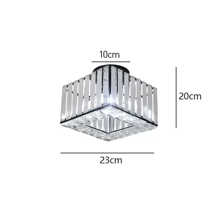 Crystal Modern Hallway Ceiling Light Fixture