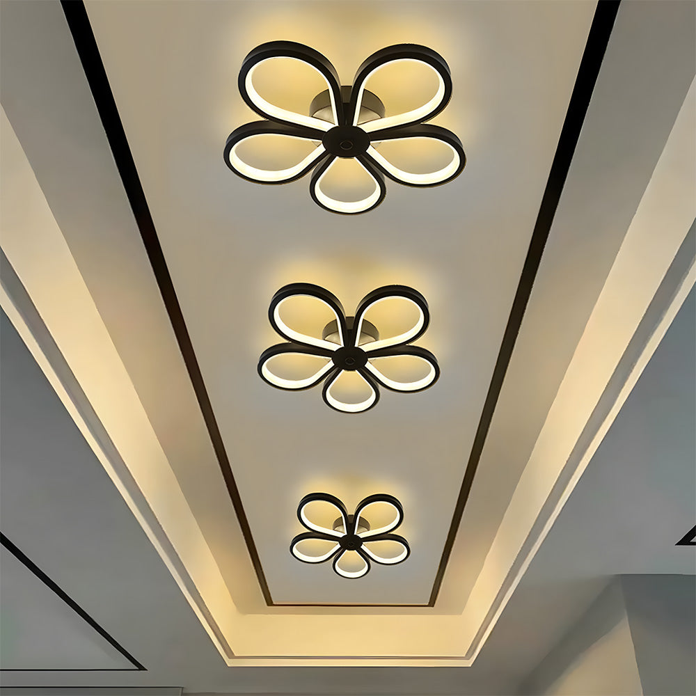 Contemporary LED Flush Mount Acrylic Ceiling Lights for Bedroom