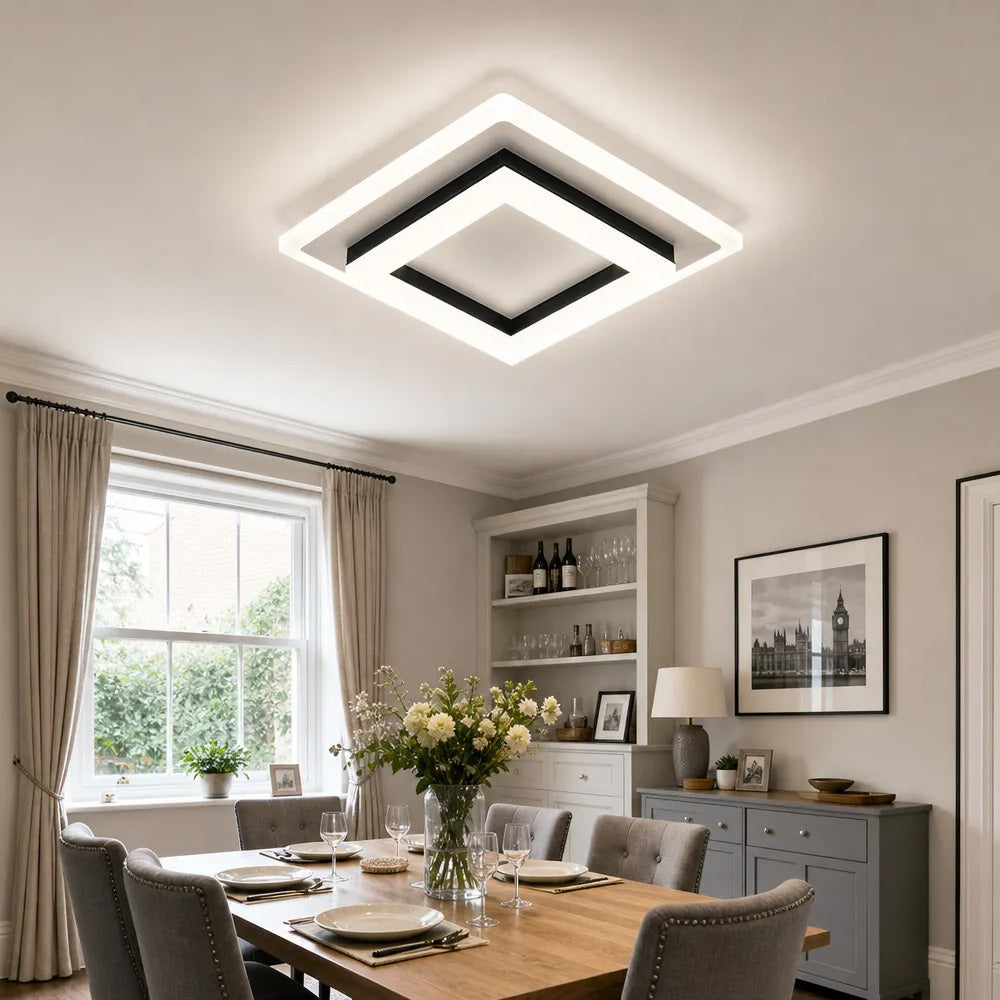 Nova Modern Square LED Ceiling Light