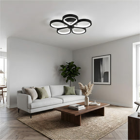 Contemporary LED Flush Mount Acrylic Ceiling Lights for Bedroom