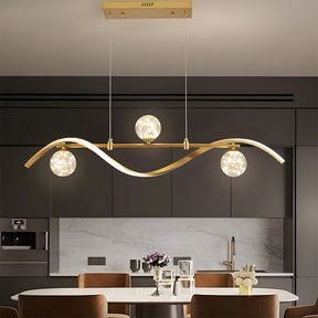 Modern Pendant Lights LED Linear Kitchen Island Lighting